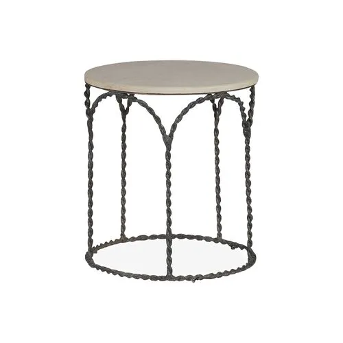 Bradley Side Table - Gabby - Beige