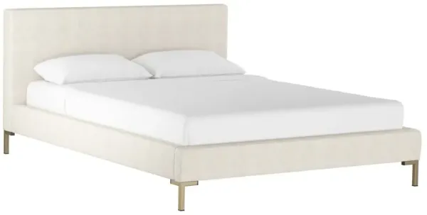 Smith Platform Bed, Talc