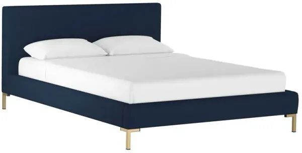Smith Platform Bed, Navy