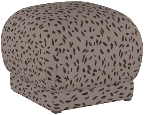 Benton Ottoman, Taupe Dot