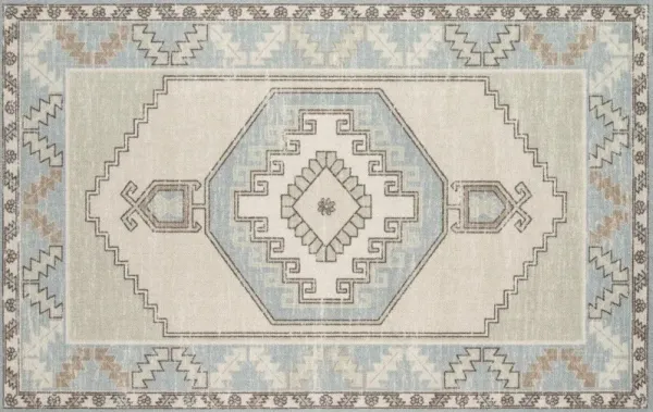 Karima Rug, Light Blue