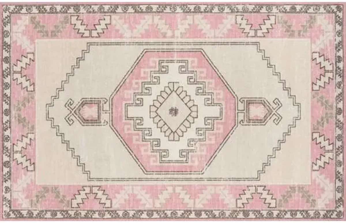 Karima Rug - Pink - Pink