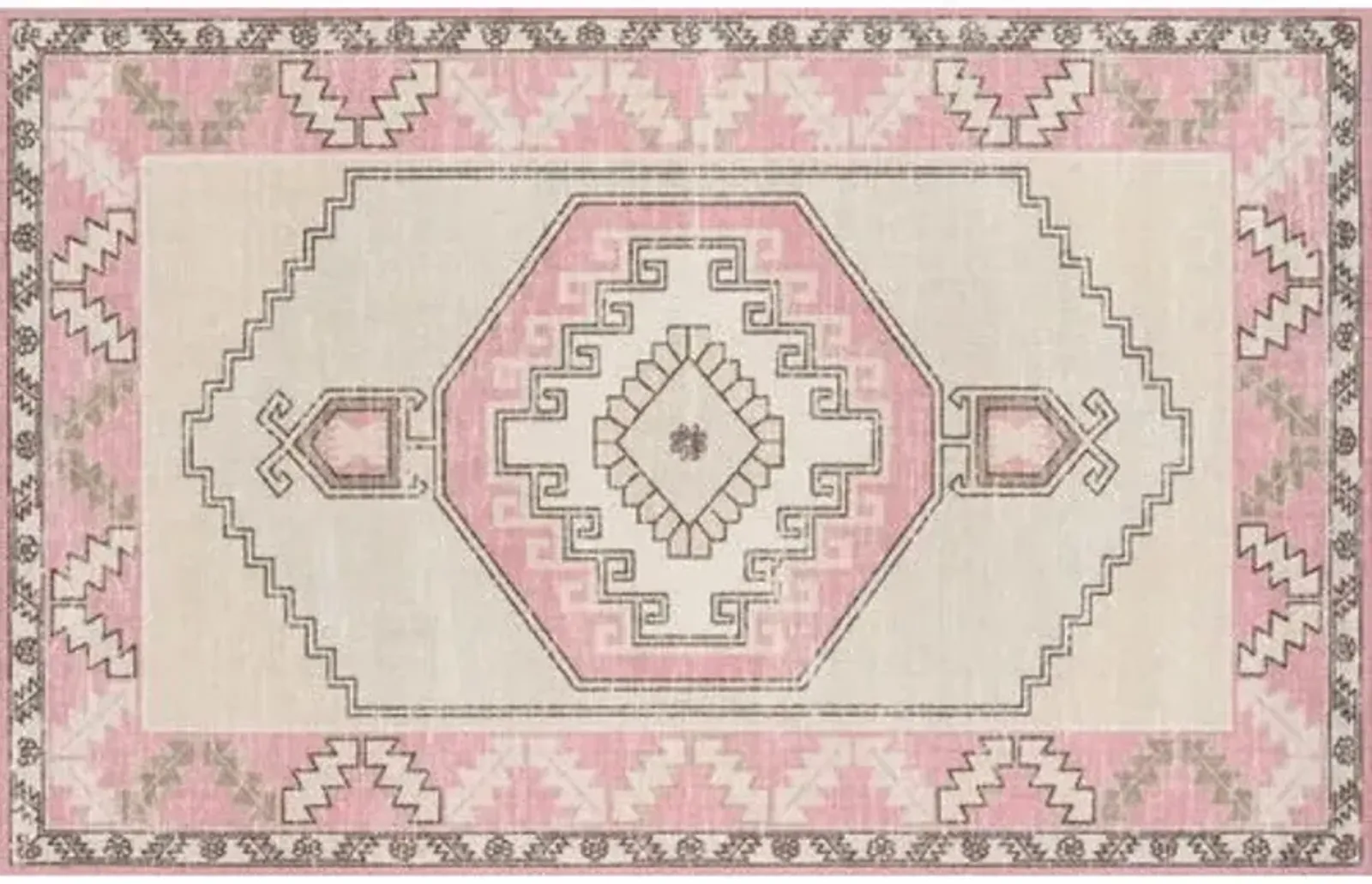 Karima Rug - Pink - Pink