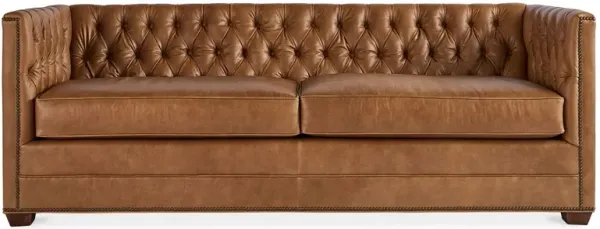 Ames Sofa, Café Crypton Leather