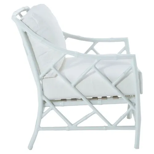 Kit Outdoor Lounge Chair - White