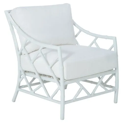 Kit Outdoor Lounge Chair - White