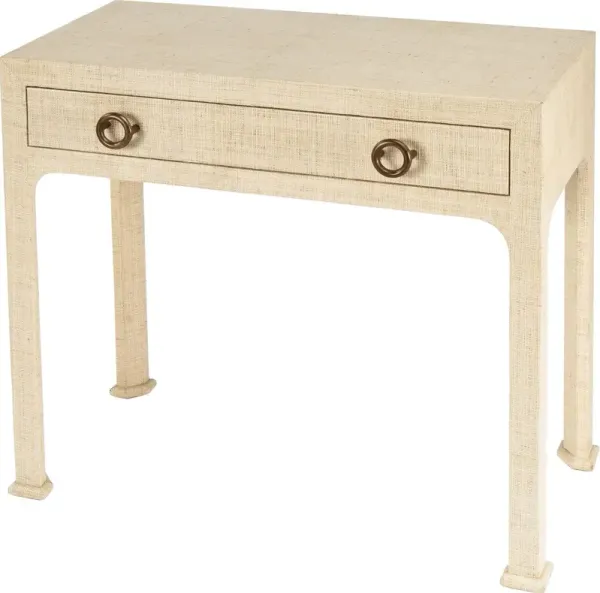 Kos Raffia Console Table