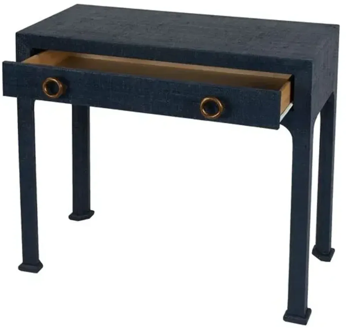 Kos Raffia Console - Blue