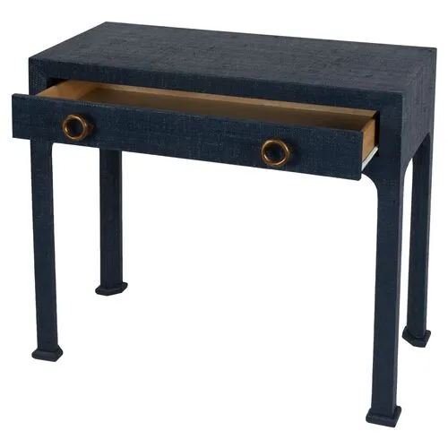 Kos Raffia Console - Blue