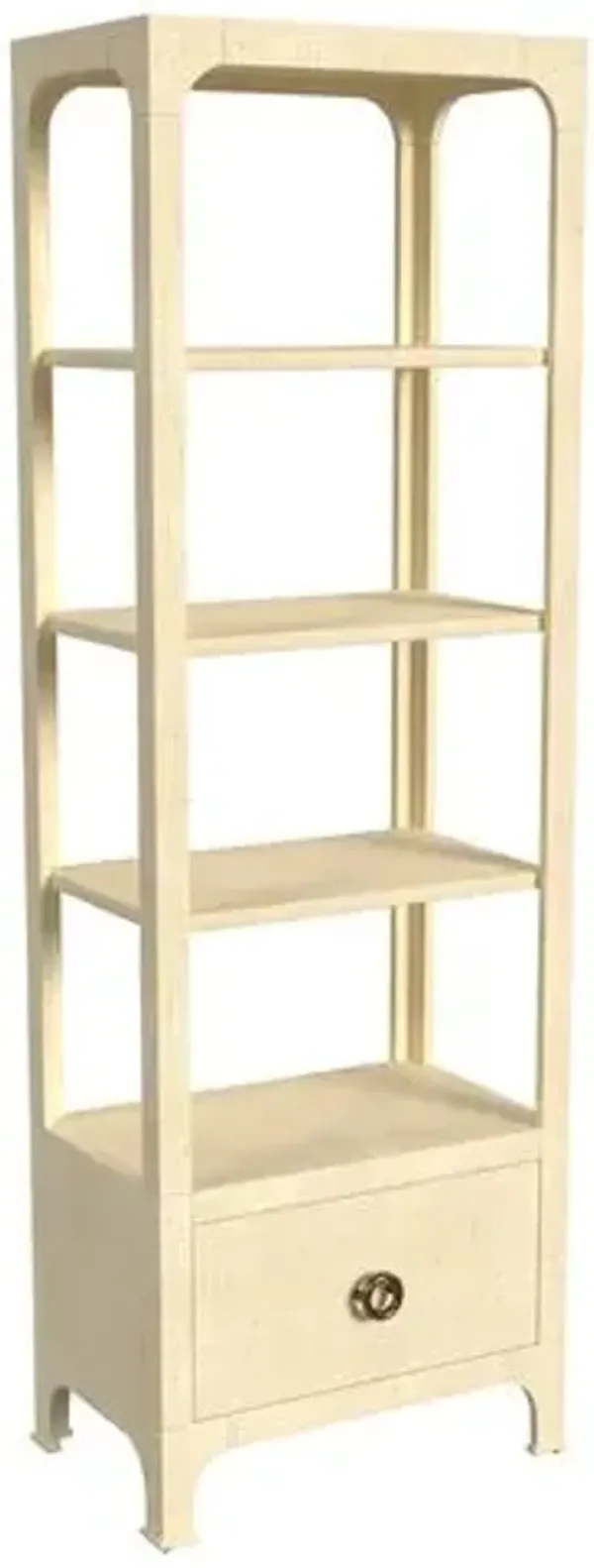 Kos Raffia tagère - Beige