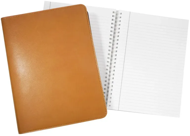 Writer's Refillable Notebook, British Tan