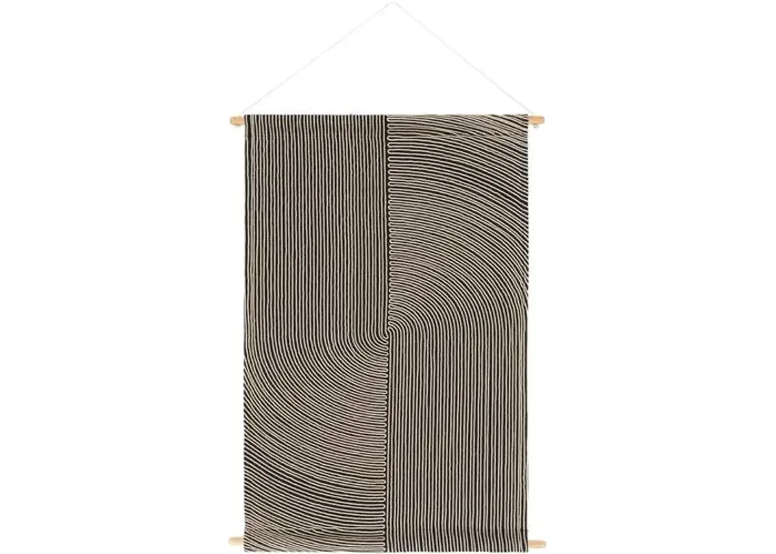 Petra Wall Hanging - Black