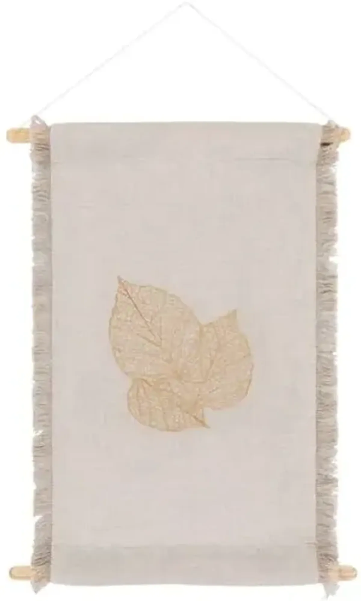 Leaf Wall Hanging - Ivory