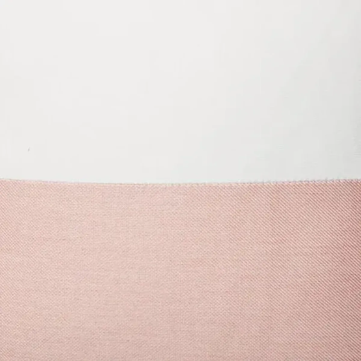 Frances Color-Block Pillow - Blush Pink