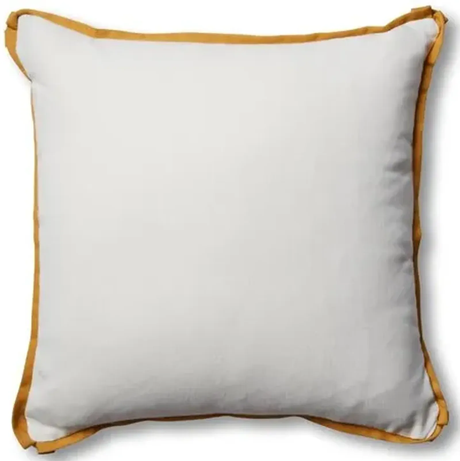 Kit Outdoor Pillow - White/Mustard