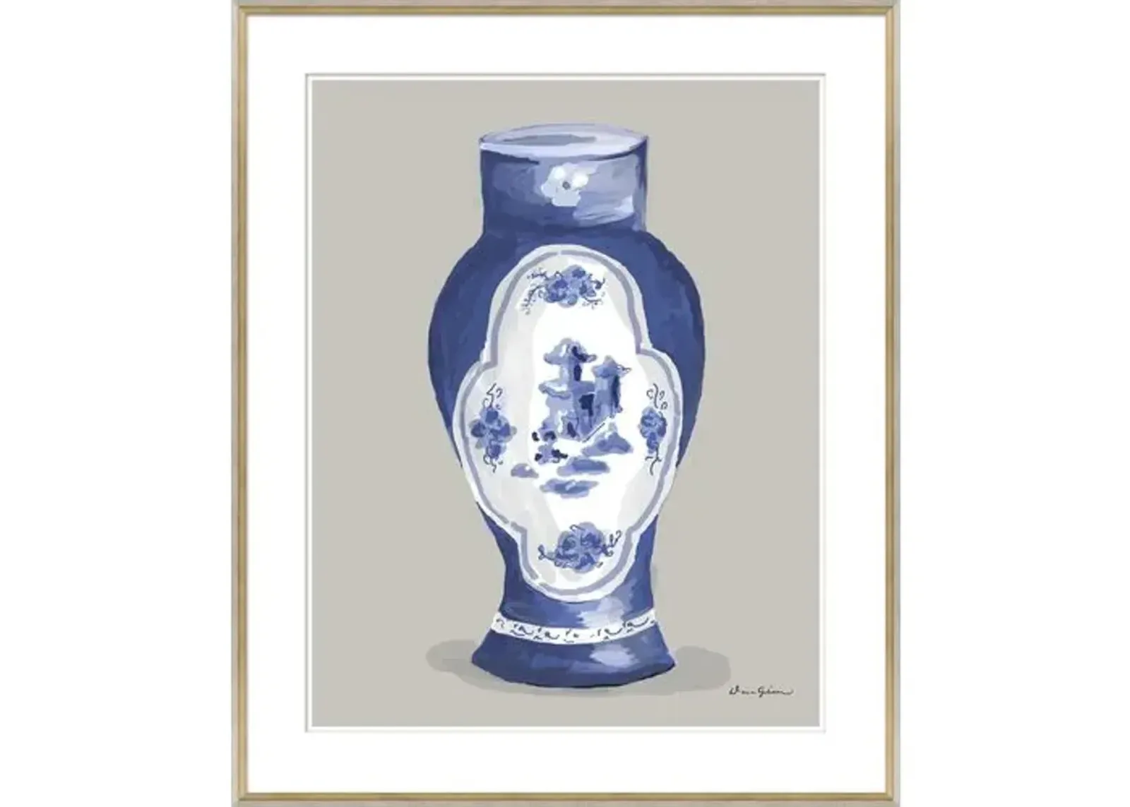 Dana Gibson - Derby in Blue - Soicher Marin