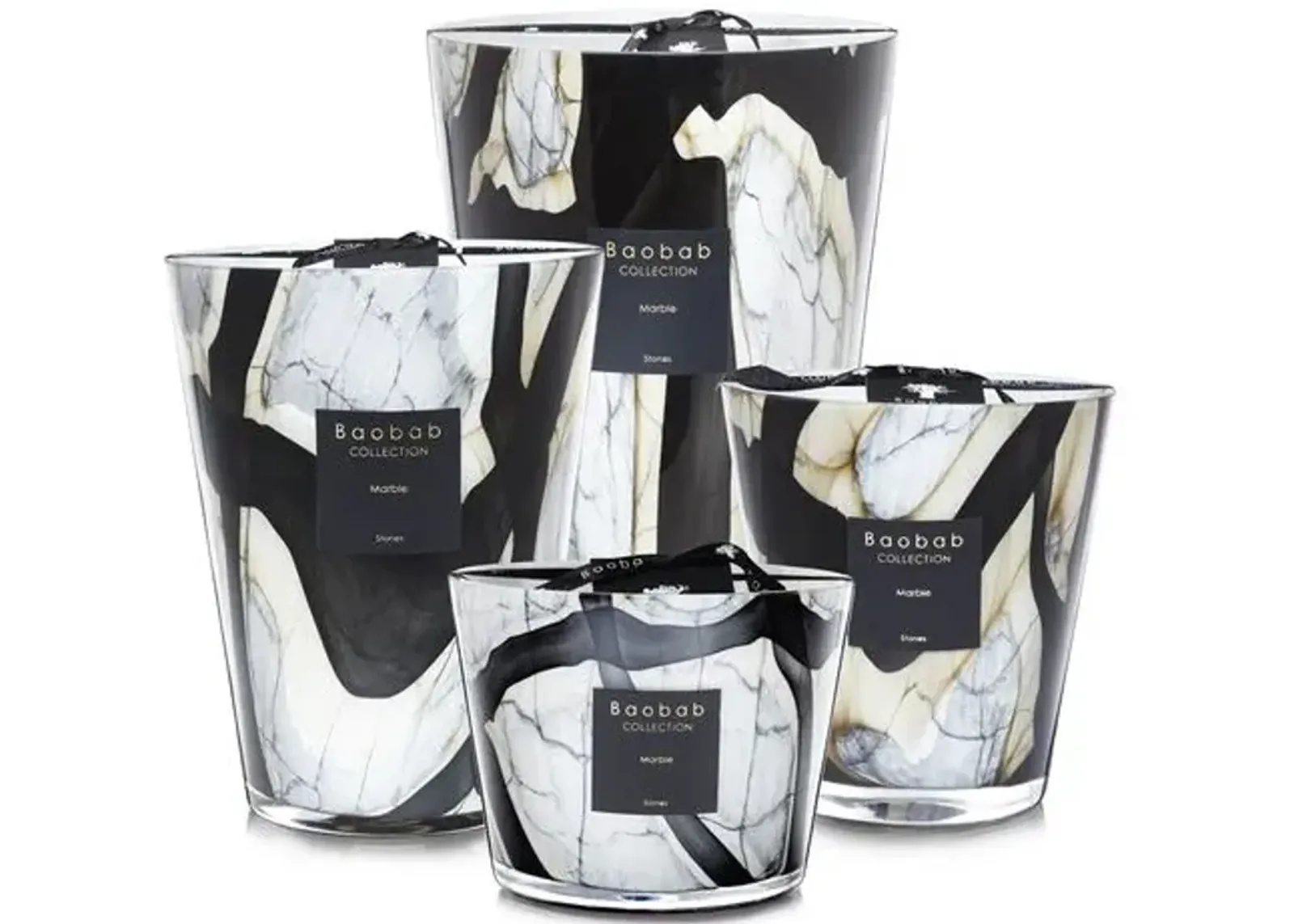 Stones Marble Candle - BAOBAB COLLECTION - Multi