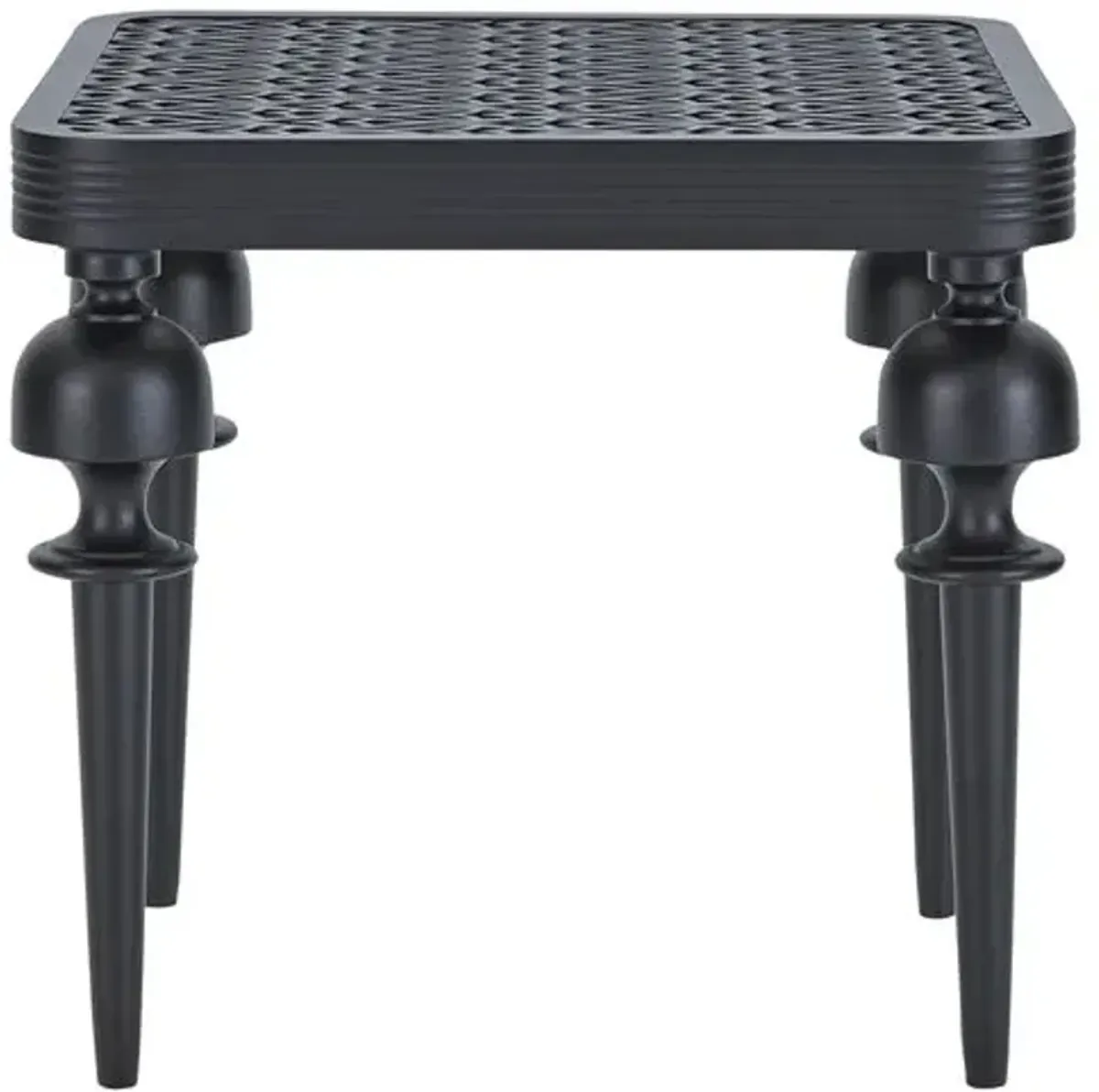 Hemingway Outdoor Side Table - Black - Lane Venture