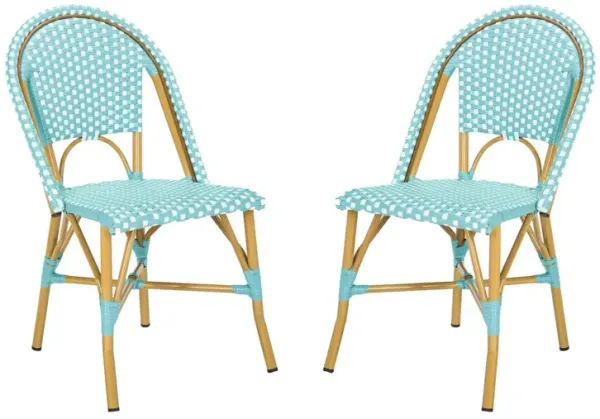 S/2 Jesamine Stackable Bistro Side Chairs