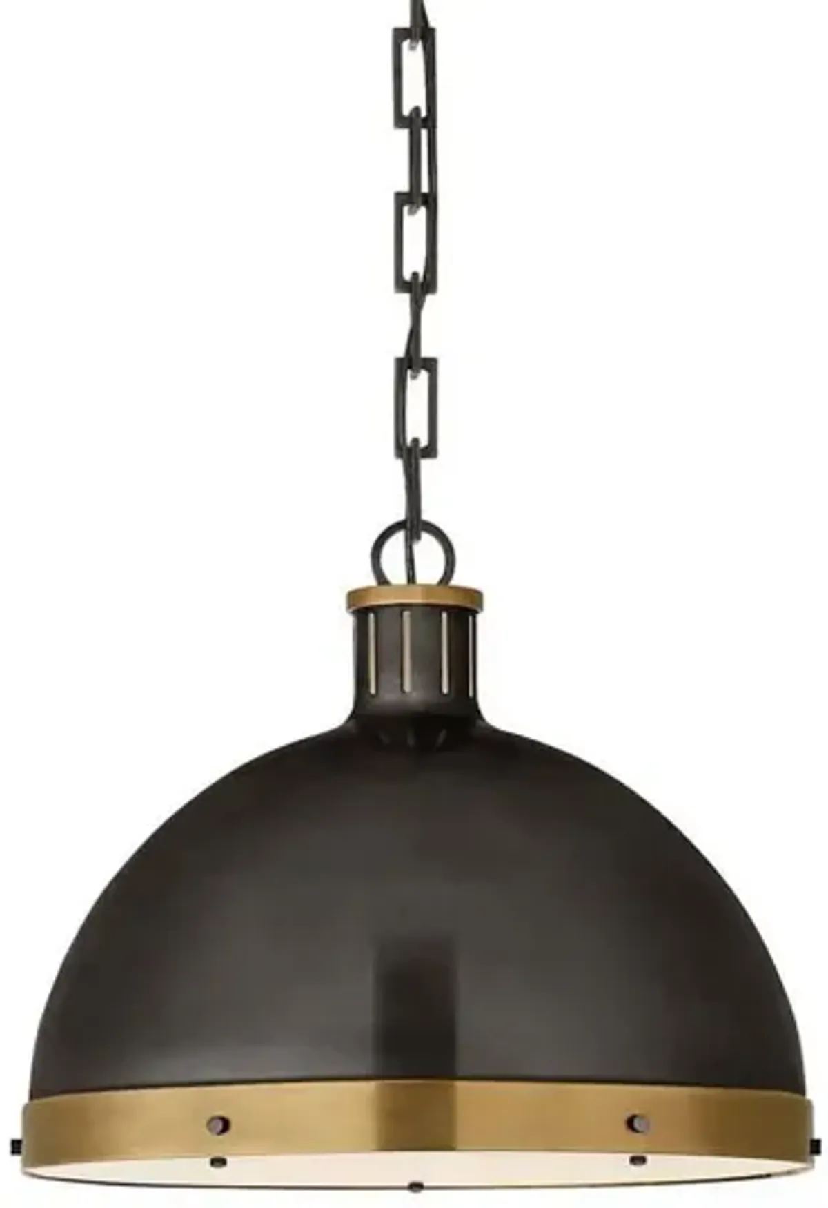 Visual Comfort - Hicks Pendant - Bronze/Antiqued Brass - Black