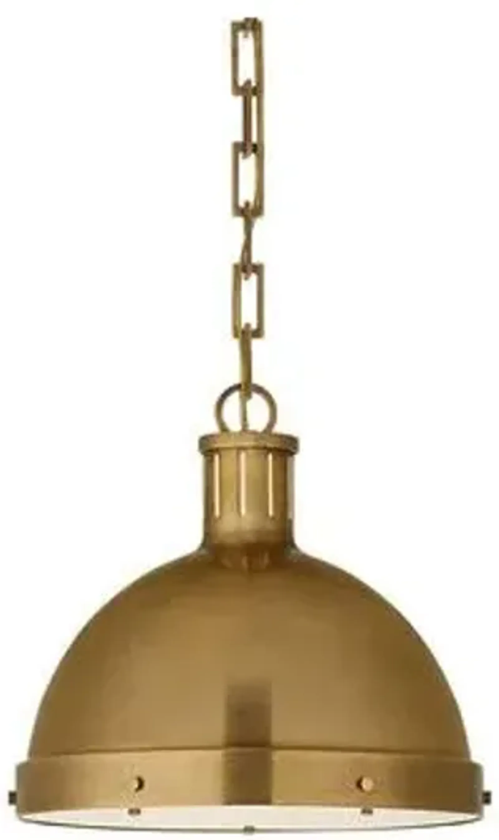 Visual Comfort - Hicks Pendant - Hand-Rubbed Antiqued Brass - Gold