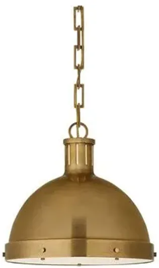 Visual Comfort - Hicks Pendant - Hand-Rubbed Antiqued Brass - Gold