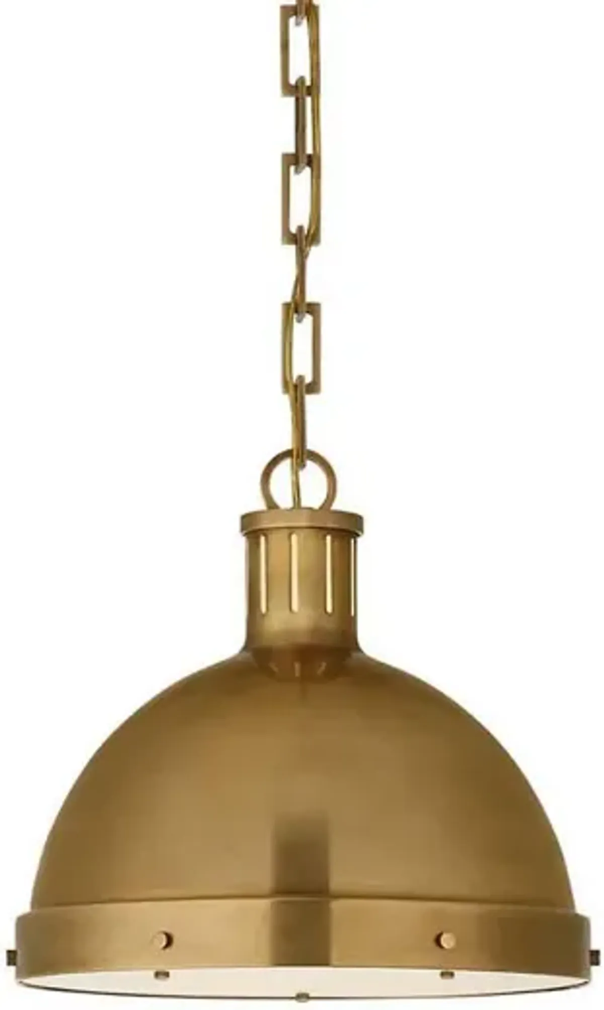 Visual Comfort - Hicks Pendant - Hand-Rubbed Antiqued Brass - Gold