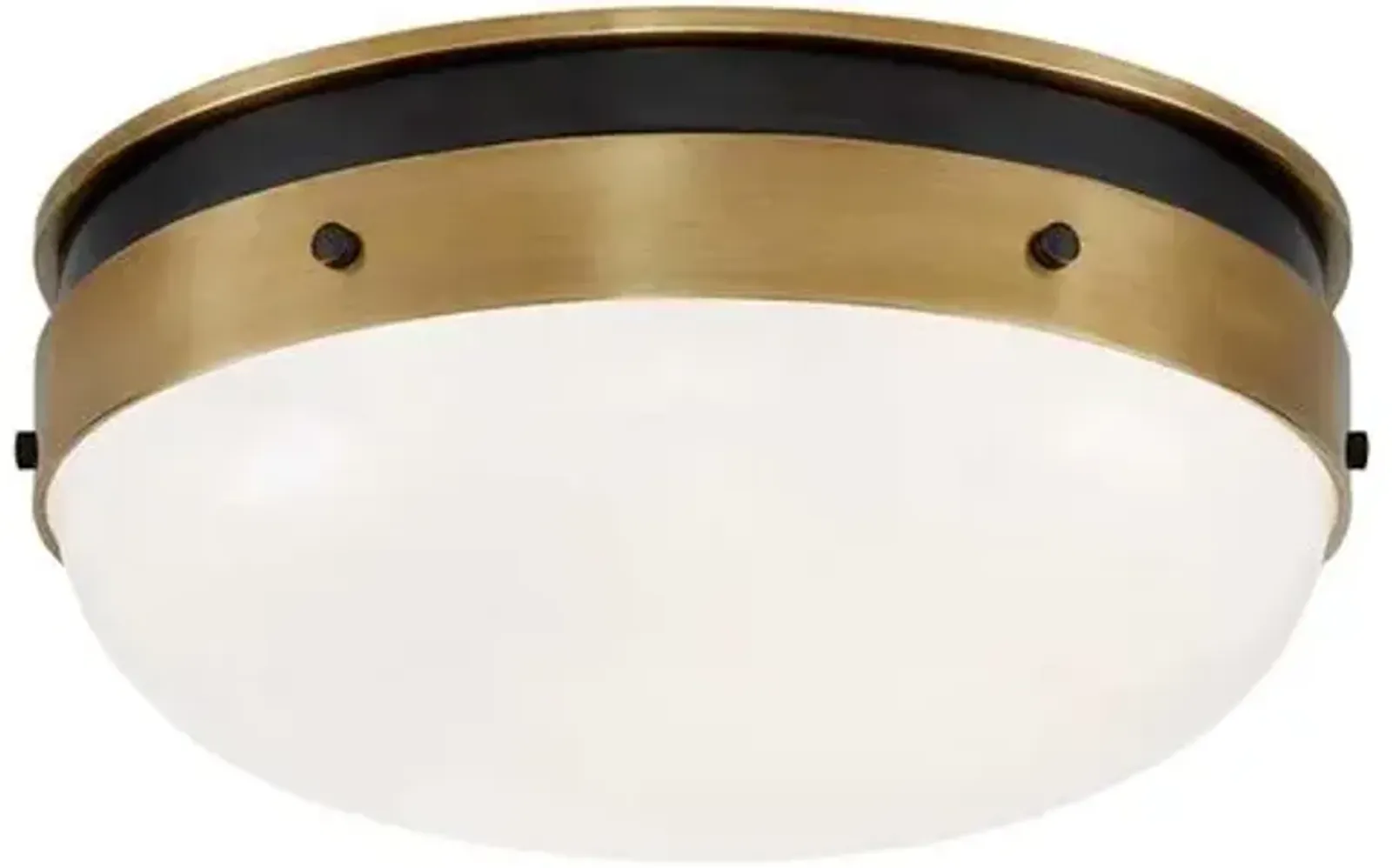 Visual Comfort - Hicks Flush Mount - Bronze/Antiqued Brass - Gold