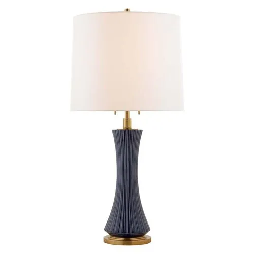 Visual Comfort - Elena Table Lamp - Denim Porcelain