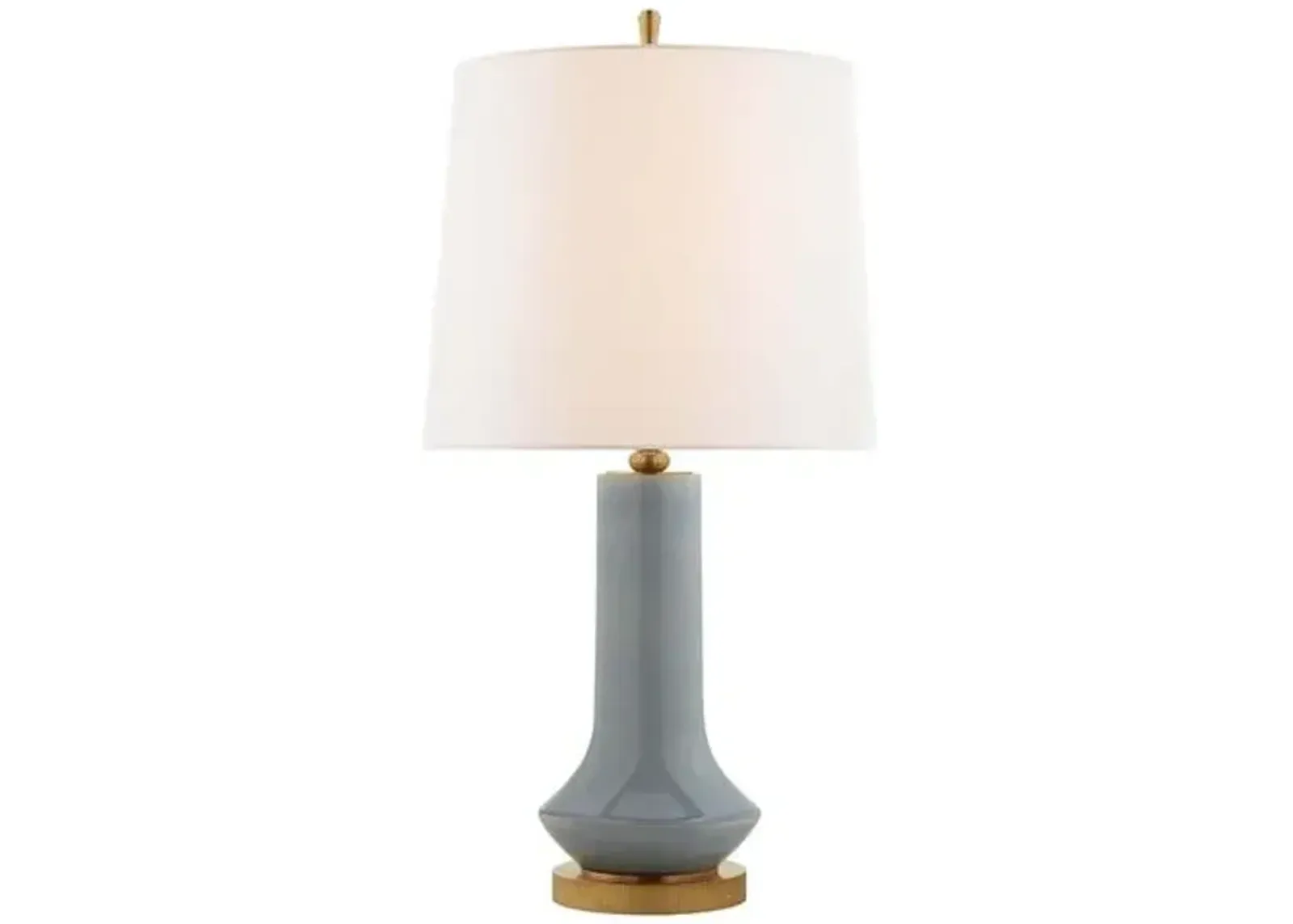 Visual Comfort - Luisa Table Lamp - Polar Blue Crackle