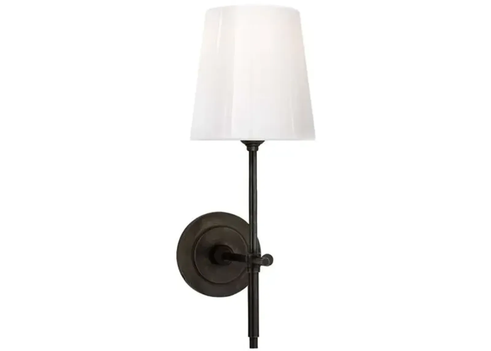 Visual Comfort - Bryant Sconce - Bronze/White - Black