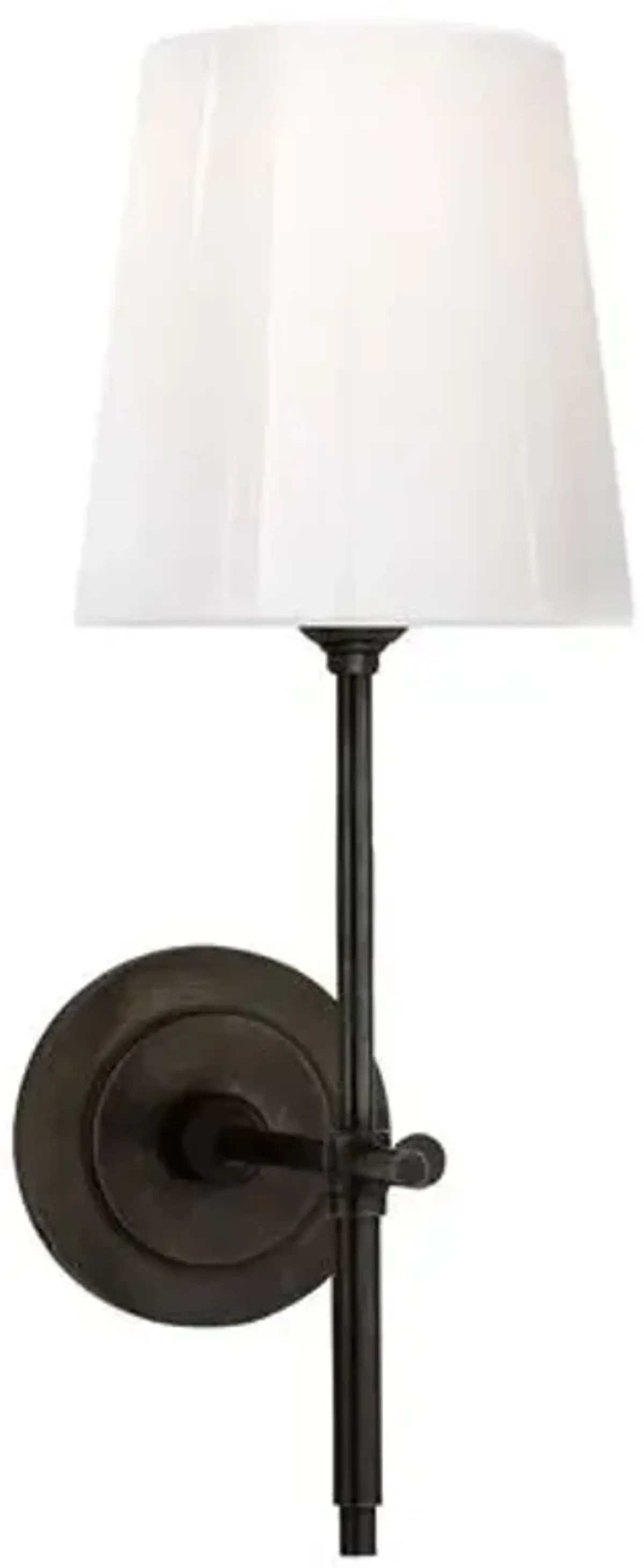 Visual Comfort - Bryant Sconce - Bronze/White - Black