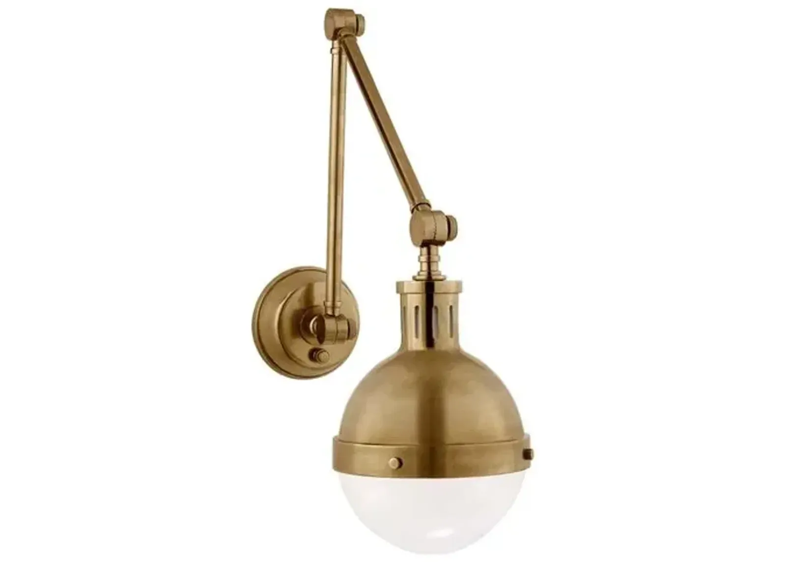 Visual Comfort - Hicks Library Sconce - Hand-Rubbed Antiqued Brass - Gold