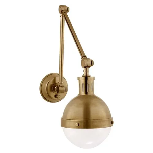 Visual Comfort - Hicks Library Sconce - Hand-Rubbed Antiqued Brass - Gold