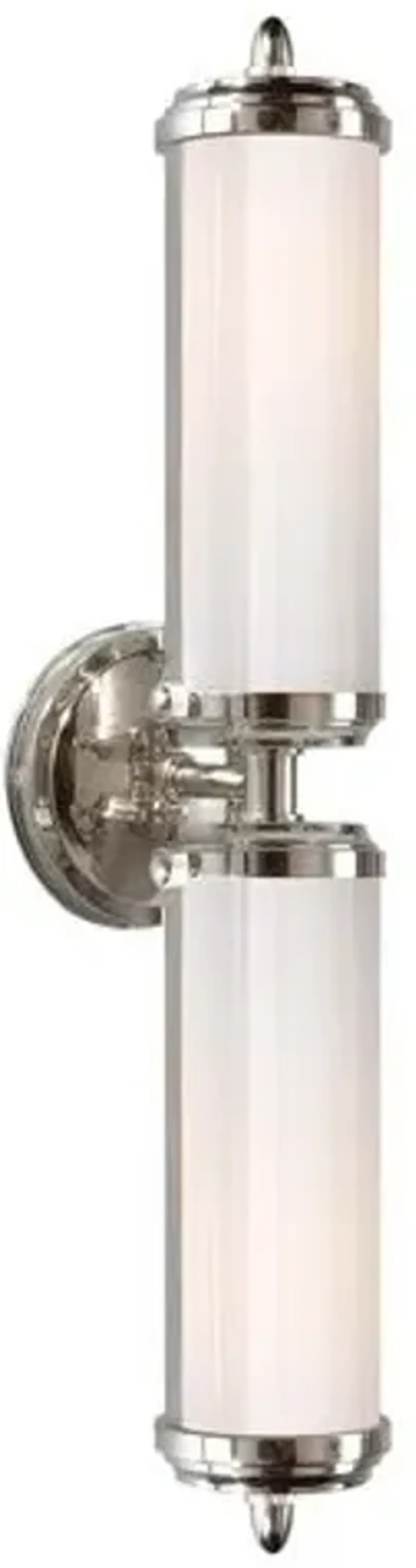 Visual Comfort - Merchant 2-Light Sconce - Chrome - Silver