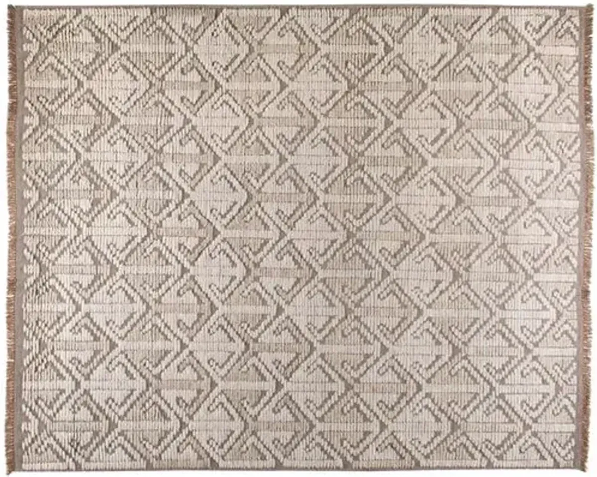 Tezu Hand-Knotted Rug - Cream - STARK - Beige - Beige