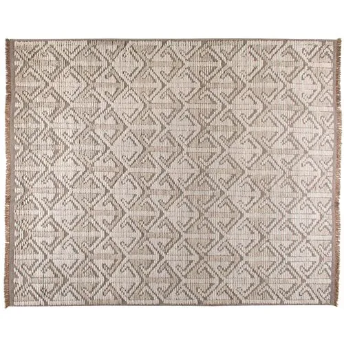 Tezu Hand-Knotted Rug - Cream - STARK - Beige - Beige