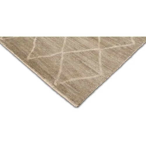 Nehon Hand-Knotted Rug - Brown - STARK - Brown