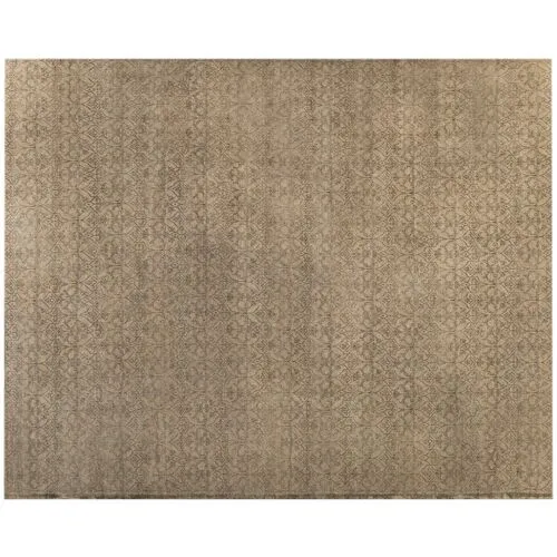 Tisra Hand-Knotted Rug - Brown - STARK - Brown