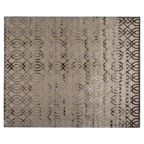 Bilari Hand-Knotted Rug - Gray/Taupe - STARK - Gray