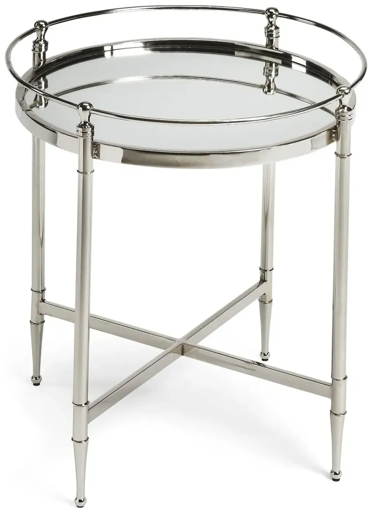 Neiman Side Table, Silver