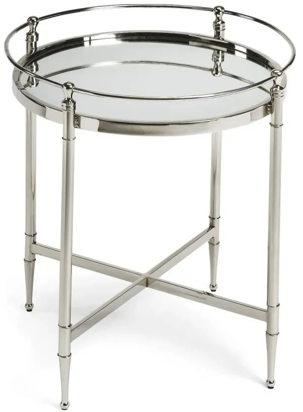 Neiman Side Table, Silver