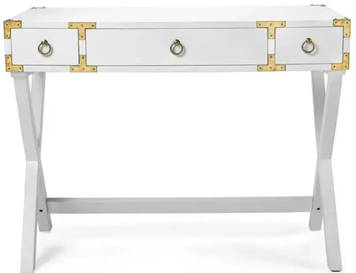 Lena Writing Desk - White