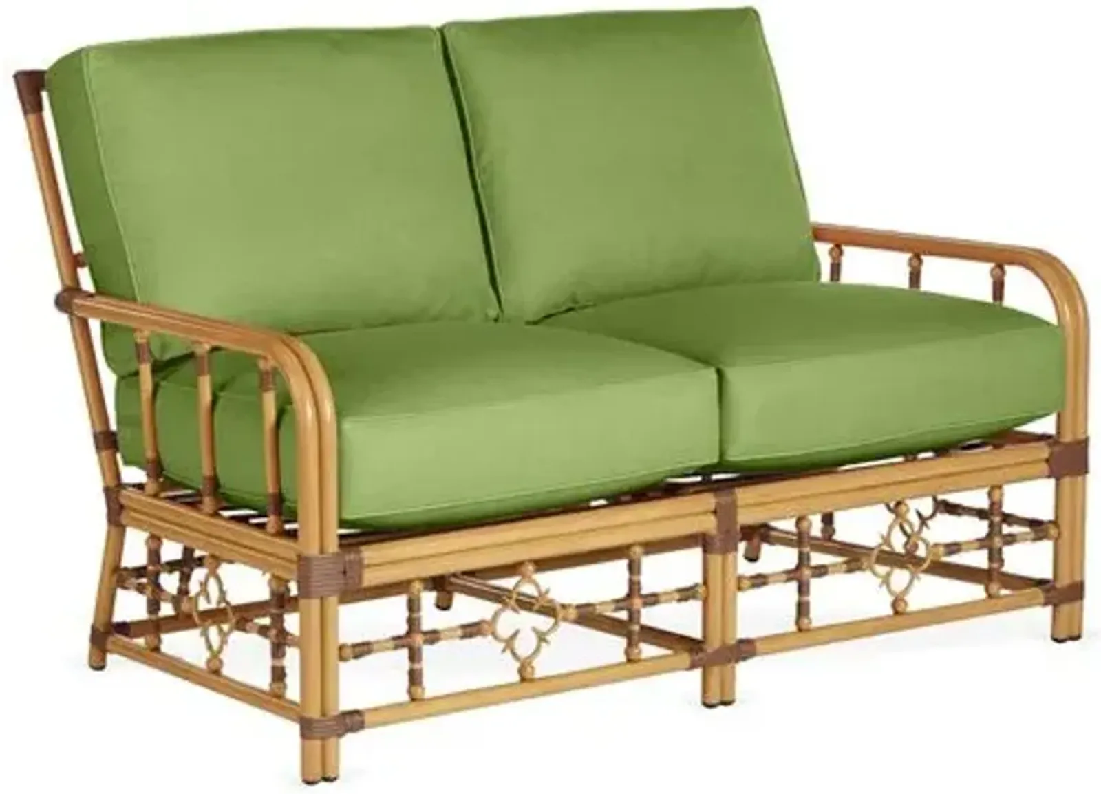 Mimi Outdoor Loveseat - Cilantro - Green