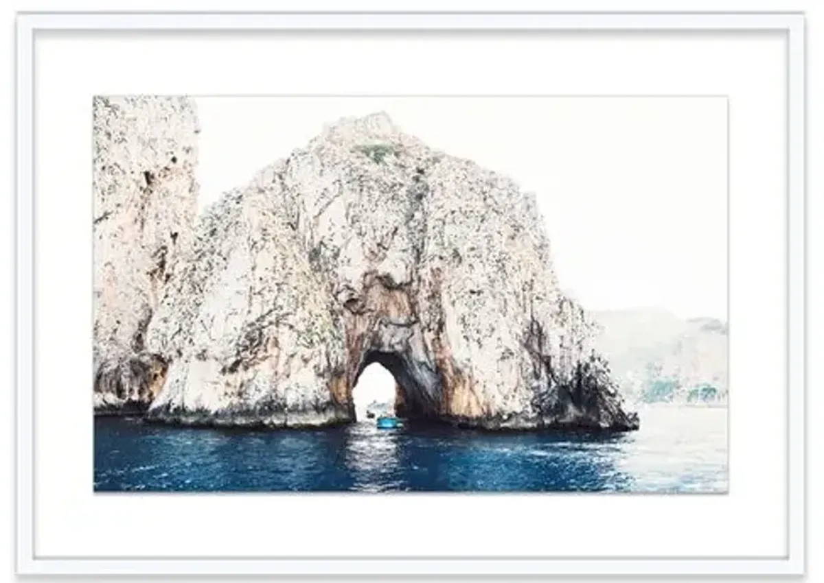 Natalie Obradovich - Faraglioni Capri Photograph - Blue