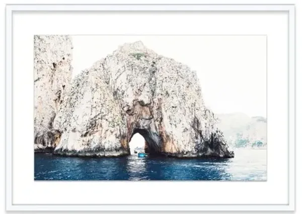 Natalie Obradovich - Faraglioni Capri Photograph - Blue