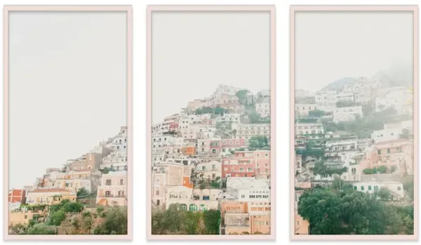 Natalie Obradovich, Terracotta Positano Triptych Photograph