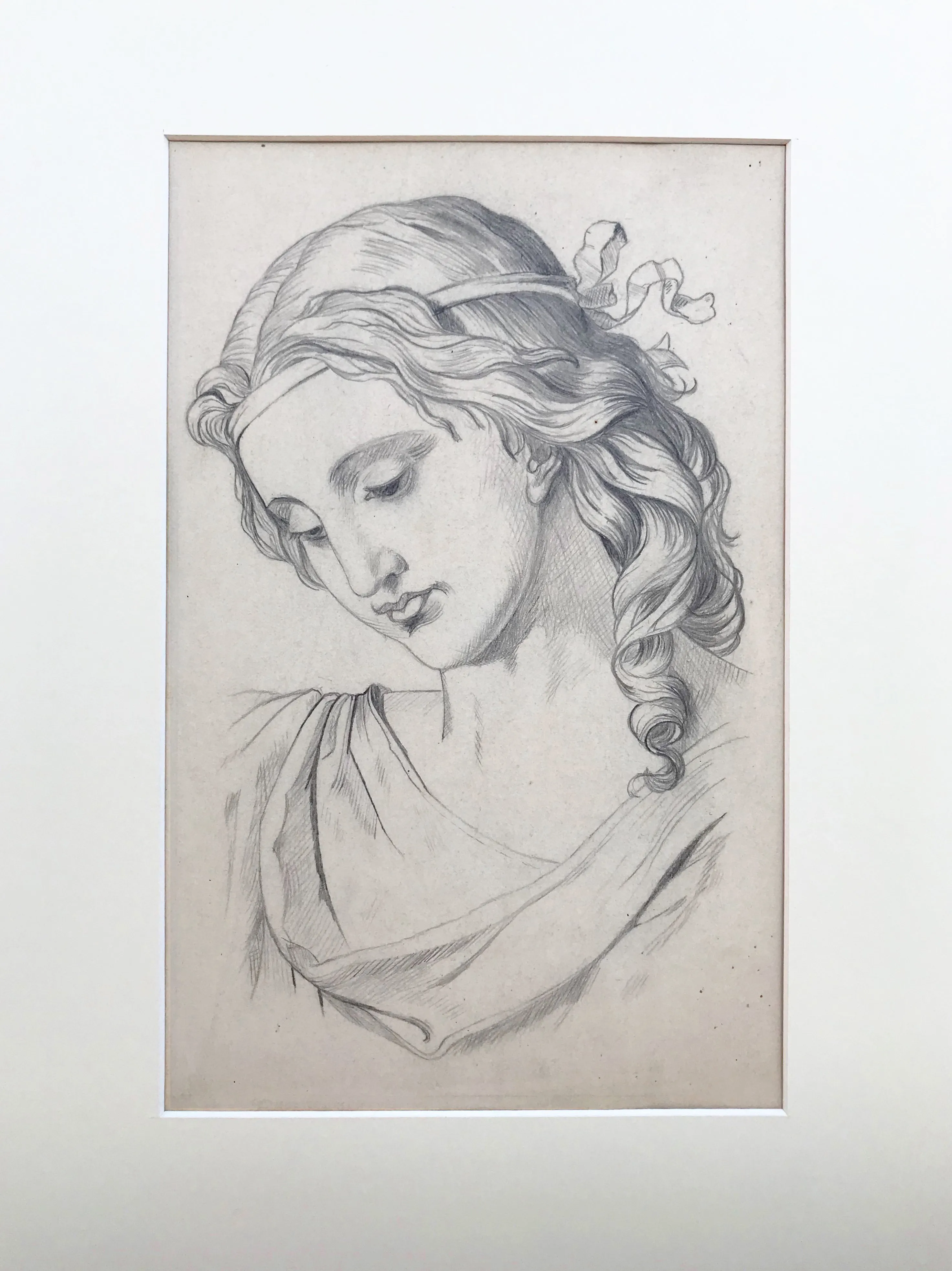 19th-C Renaissance-Style Portrait - Antiquarian Art Company - Gray