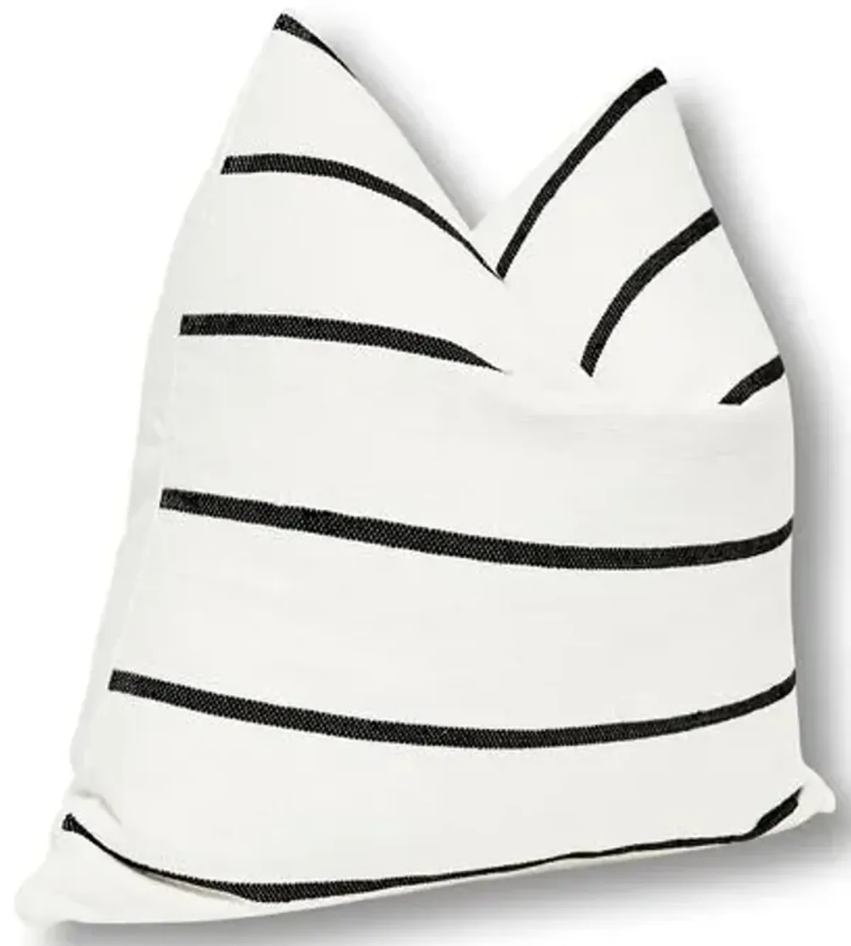 Paloma 24x24 Pillow - White/Black