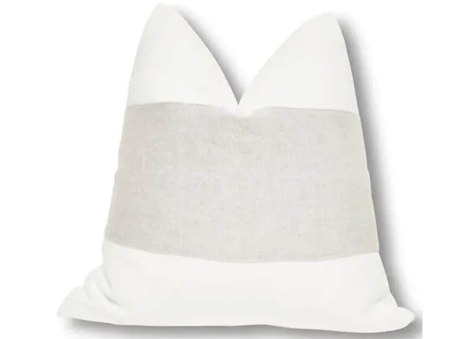 Malca 24x24 Pillow - Blanc Linen